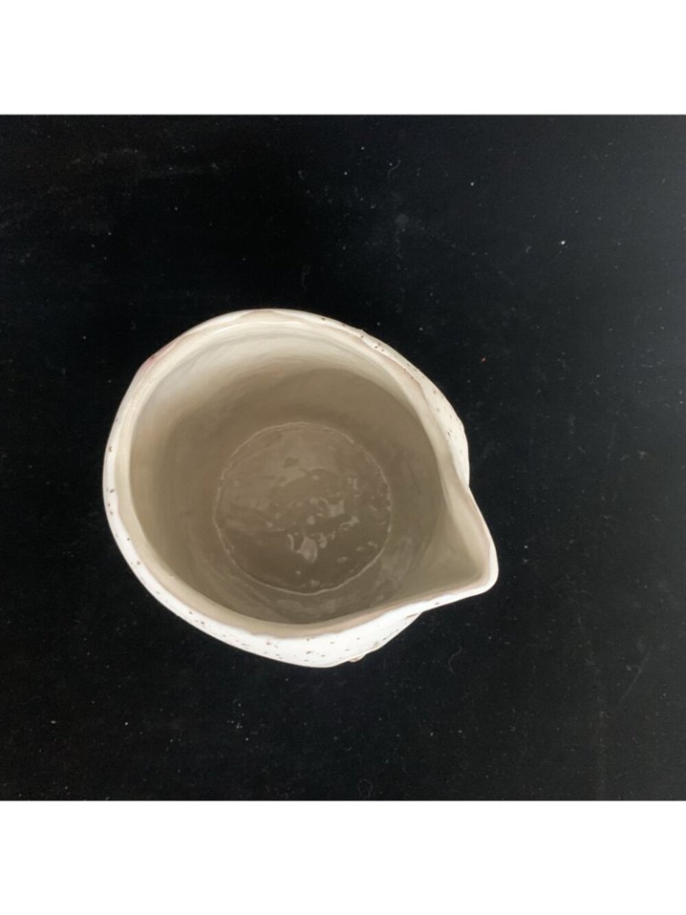 Anthropologie Linda Hsiao 5" Knotwork Bird Pitcher Vase Planter White Stoneware - Picture 6 of 8
